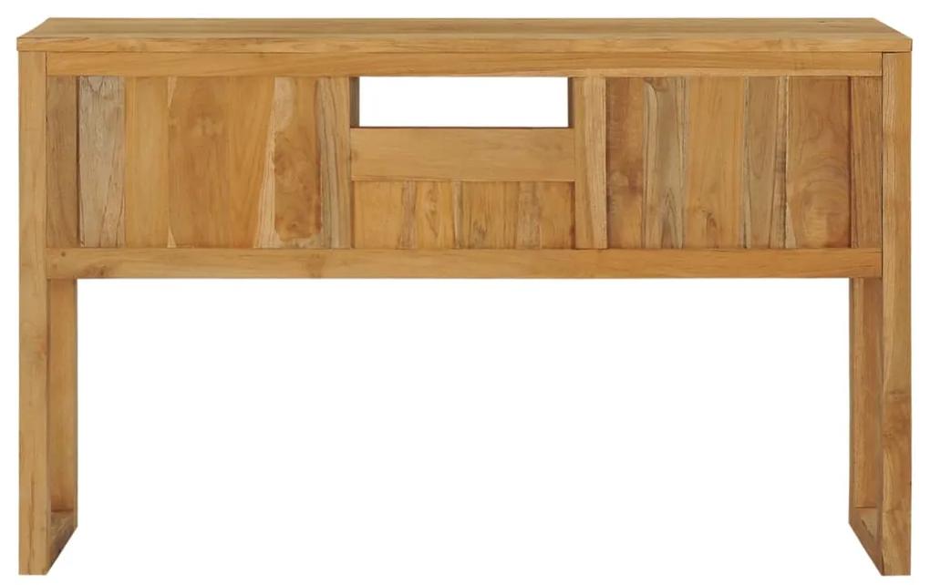Masa consola, 120 x 32 x 75 cm, lemn masiv de tec