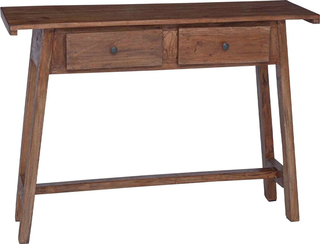 vidaXL Birou cu sertar Maro 110 x 30 x 79 cm Lemn masiv de mahon