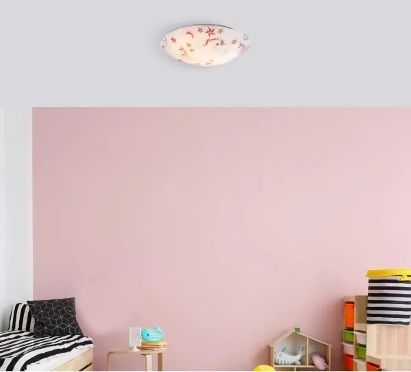 Globo 40609-2 - Plafonieră NATALIE 2xE27ILLU/60W/230V diam. 40 cm