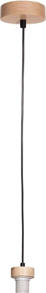 Brilagi - Cablu de alimentare PARTY 1xE27/60W/230V, Ø 10 cm, stejar