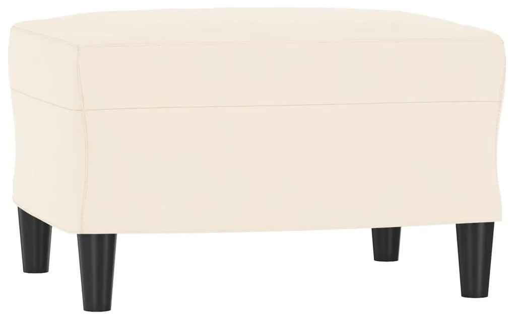 349405 vidaXL Bancă, crem, 70x35x41 cm, catifea