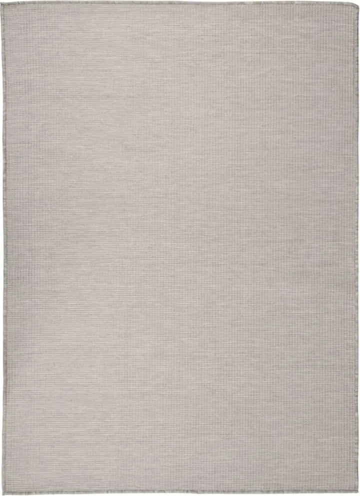 vidaXL Covor de exterior, gri deschis, 200x280 cm, țesătură plată