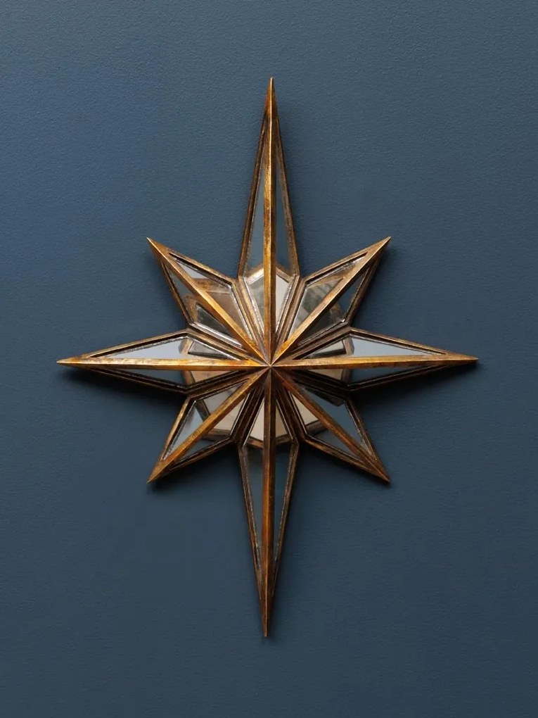Oglinda de perete decorativa, din rasina, Constellation