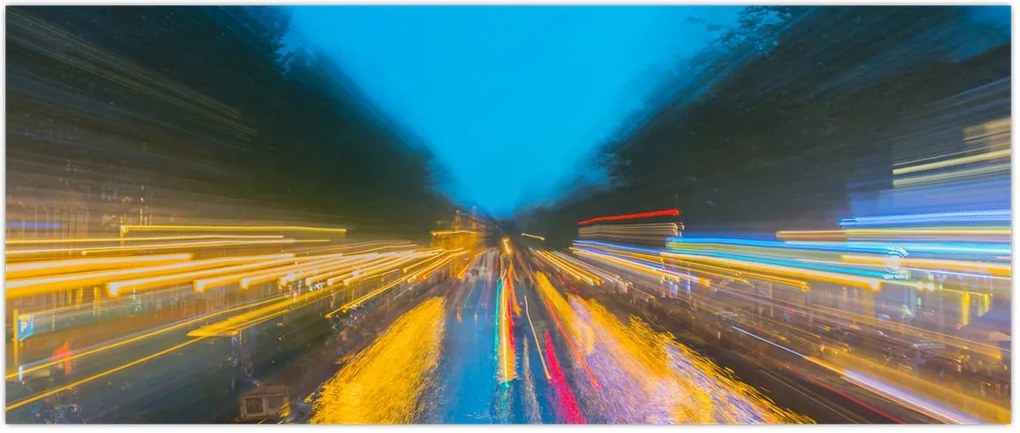 Tablou - Pictură abstractă (120x50 cm)