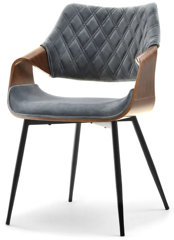 Scaun Rolf K (gri + negru). 1111258