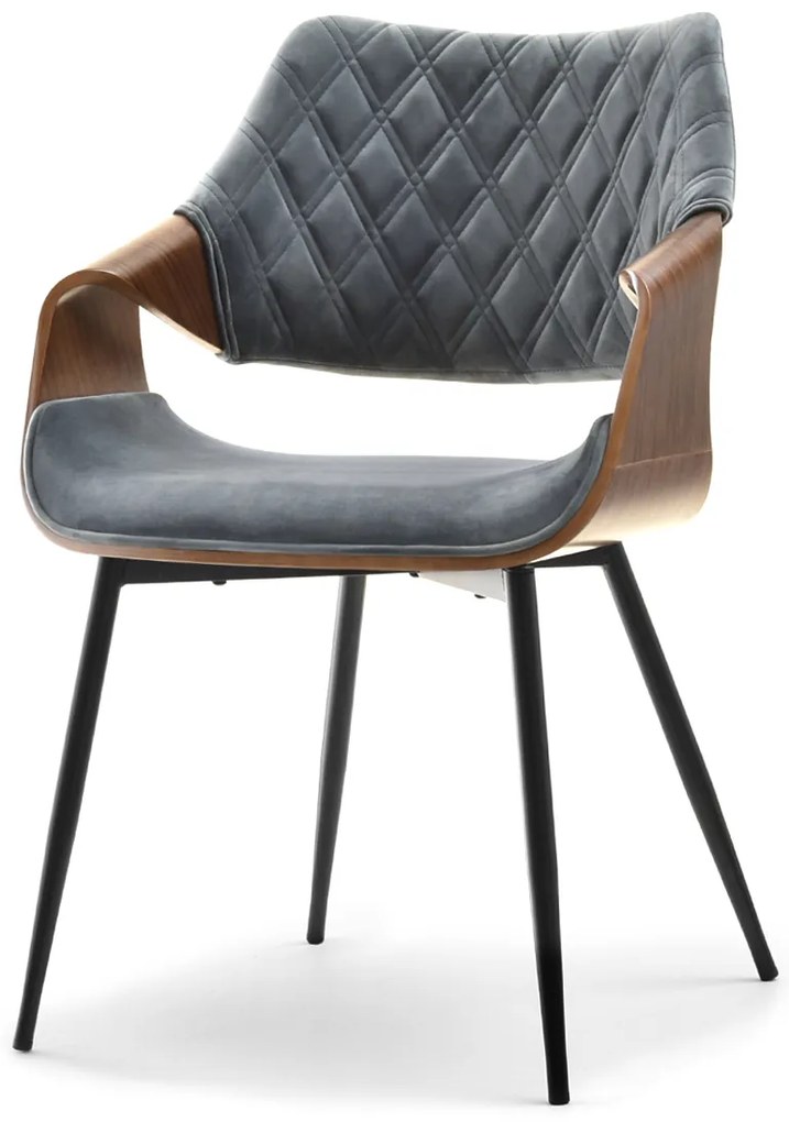 Scaun Rolf K (gri + negru). Promo -11%. 1111258