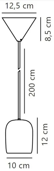 Lustră pe cablu Nordlux NOTTI 1xE27/25W/230V gri