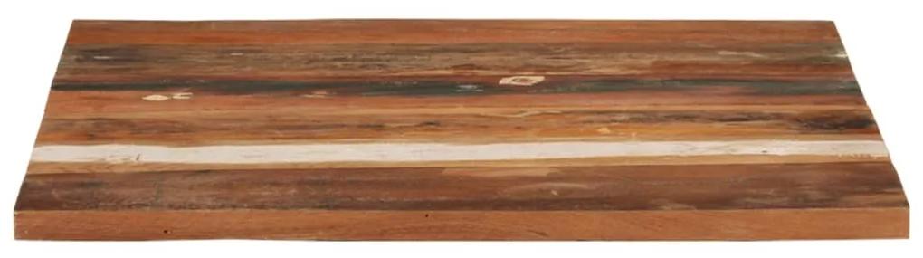 286059 vidaXL Blat de masă pătrat, 70 x 70 cm, lemn masiv reciclat, 25-27 mm
