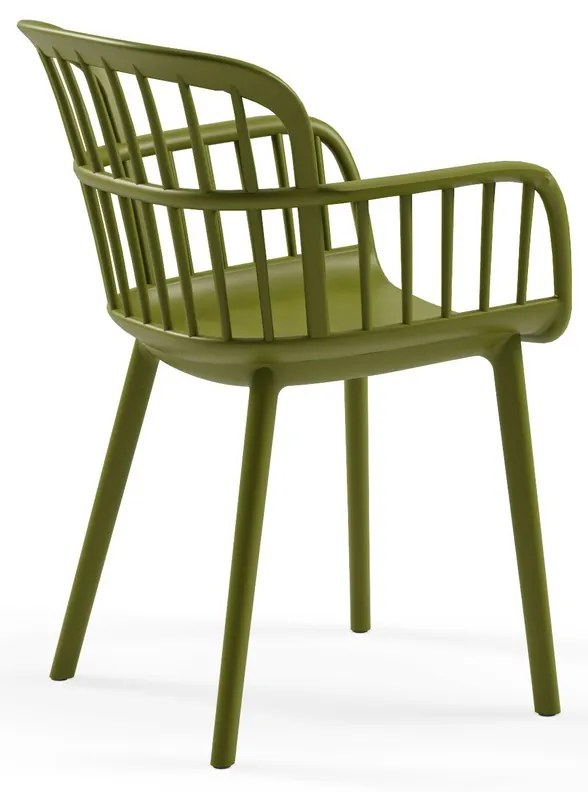 Set de scaune de sufragerie Eva Khaki, 2 buc.
