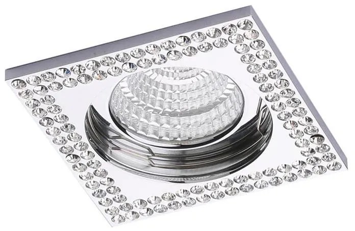 LUXERA 71077 - Plafonier CRYSTALS 1xGU10/50W/230V