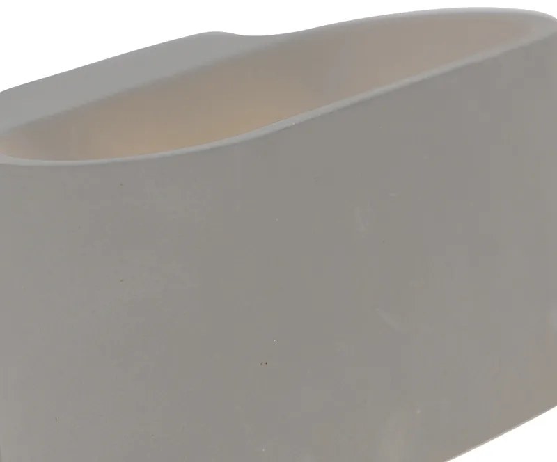 Lampă de perete inteligentă din beton cu efect de lumină, inclusiv Wifi G9 - Arles