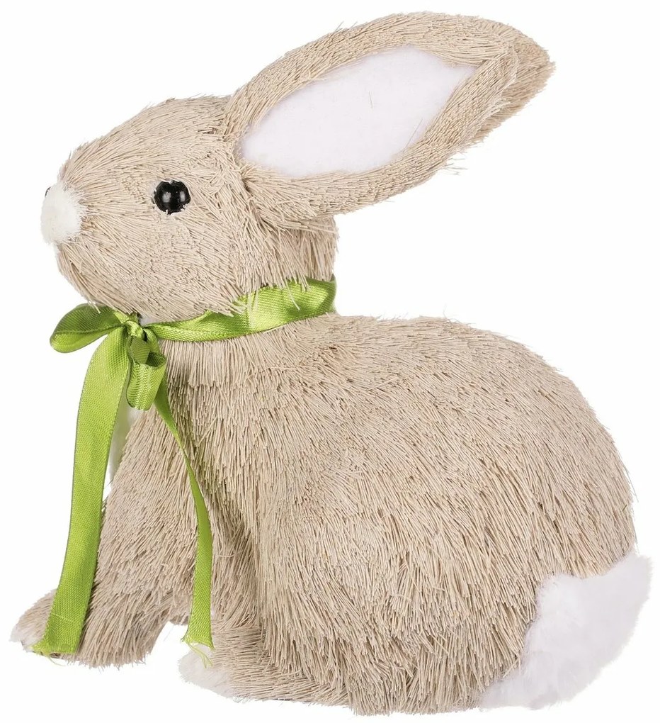 Decorație de Paște din textil, iepuraș, 10 x 20 x23 cm