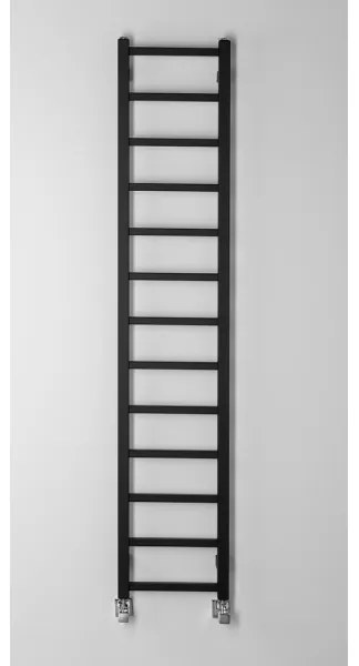 Sapho - Radiator de baie METRO LIGHT 276W 30x150 cm negru mat