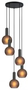 Suspensie 5 becuri E27 LOVELY KL115007 Klausen