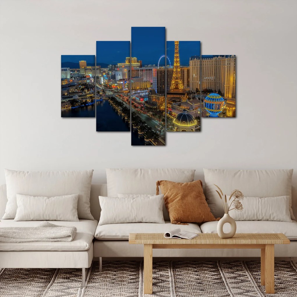 Tablou cu Las Vegas nocturn (150x105 cm)