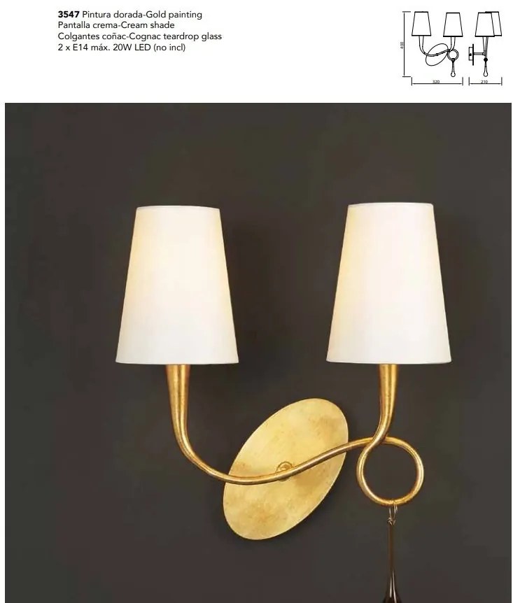 Aplica de perete design modern Paola