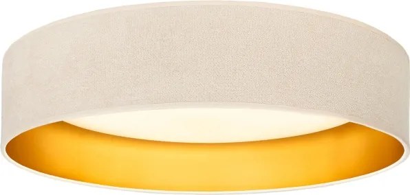 Brilagi-LED Plafonieră VELVET SIMPLE LED/36W/230V 3000K diam. 55 cm crem/auriu