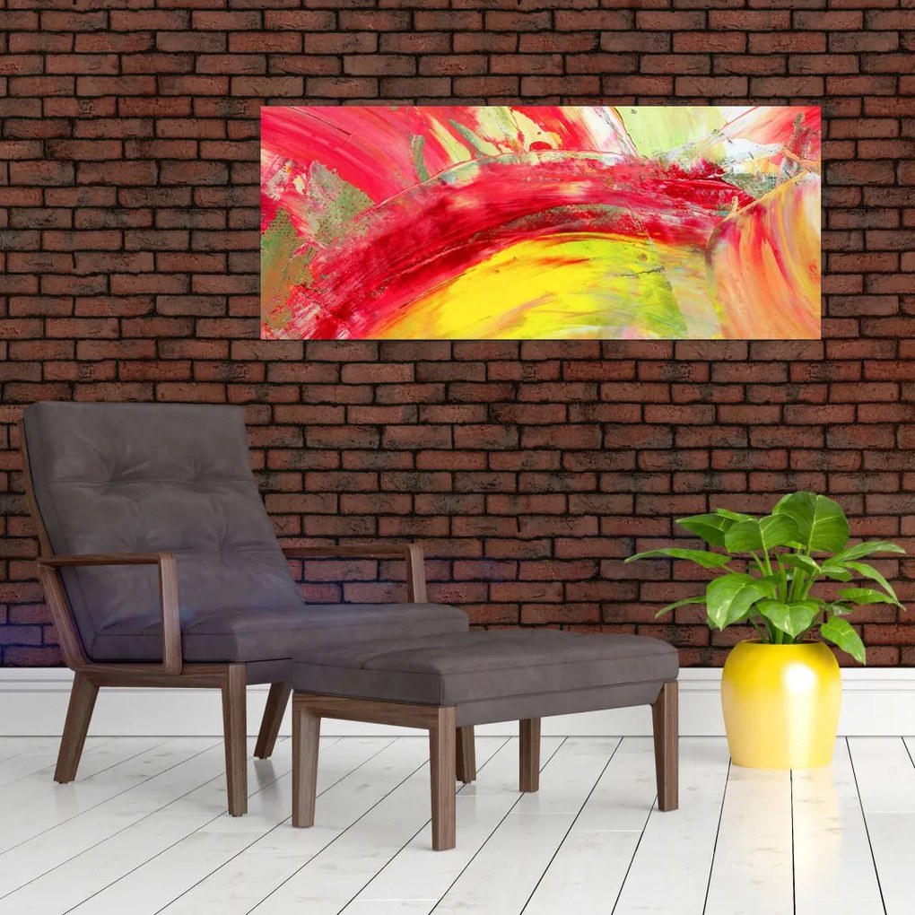 Tablou cu abstracție - pictura (120x50 cm)