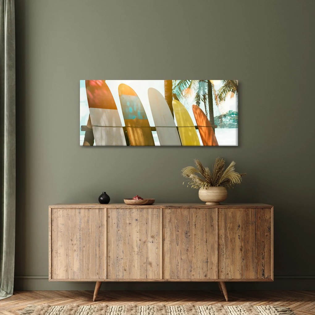 Tablou - Plăci de surf (120x50 cm)