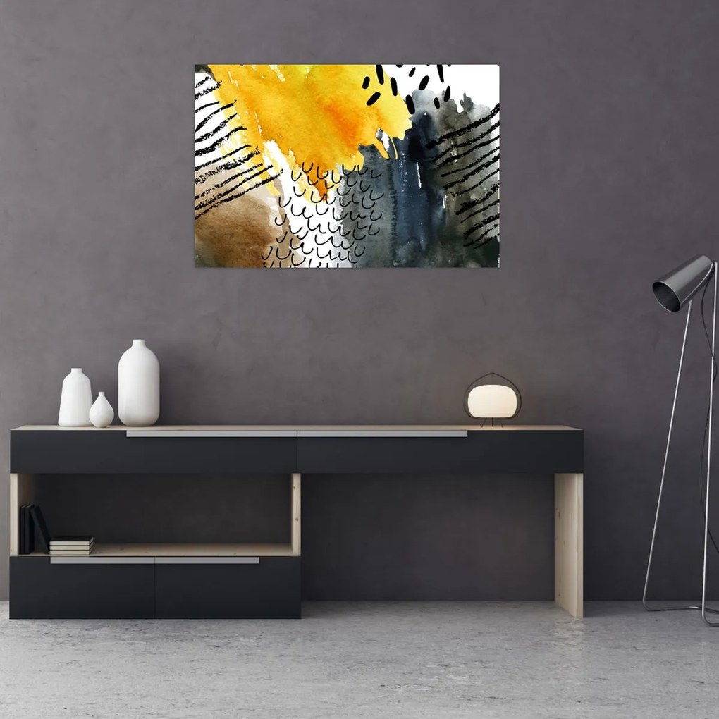 Tablou - Acuarelă abstractă (90x60 cm)