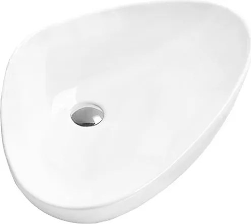 Mexen Bella chiuvetă pe blat 59 x 39 cm, albă - 21465900