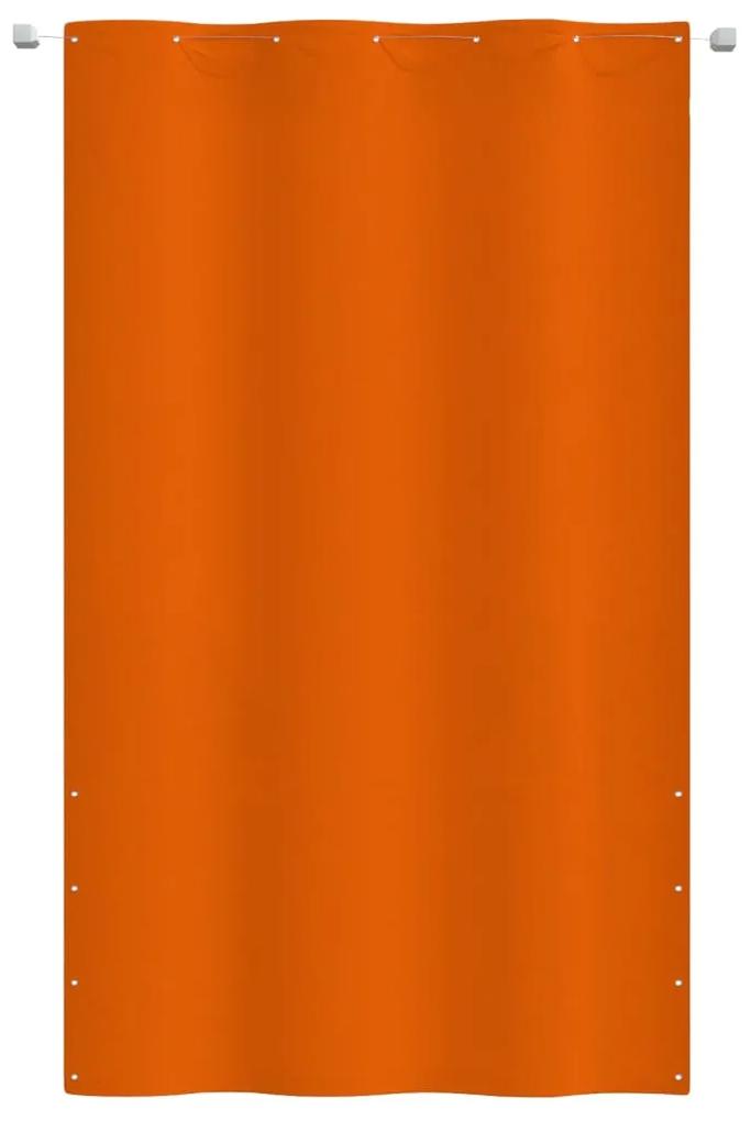 Paravan de balcon,portocaliu, 140 x 240 cm, tesatura oxford Portocaliu, 140 x 240 cm