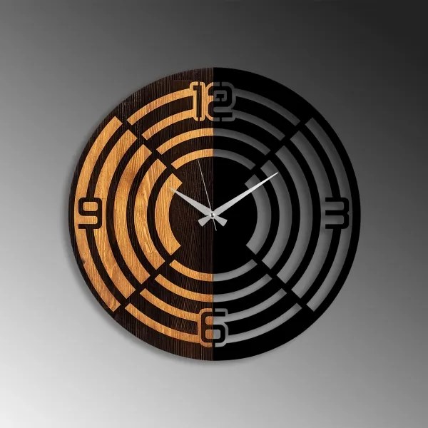 Ceas de perete d. 56 cm 1xAA lemn/metal