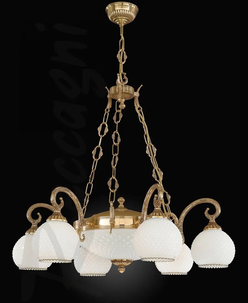 Candelabru din alama clasic 6+2L design italian 8500