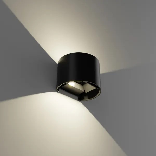 APLED - LED Aplică perete exterior OVAL 2xLED/3W/230V IP65