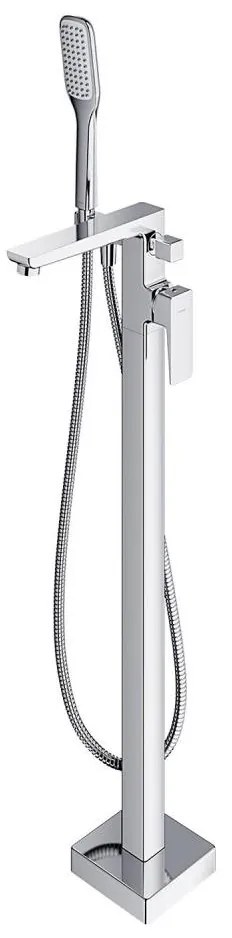 OMNIRES PM7433CR - Set cadă independentă cu baterie PARMA crom lucios