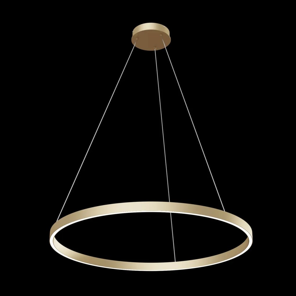 Lustra suspendata LED design tehnic, diametru:80cm, Rim alama MYMOD058PL-L42BS4K