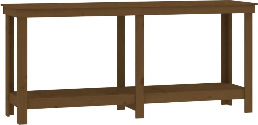 vidaXL Banc de lucru, maro miere, 180x50x80 cm, lemn masiv pin