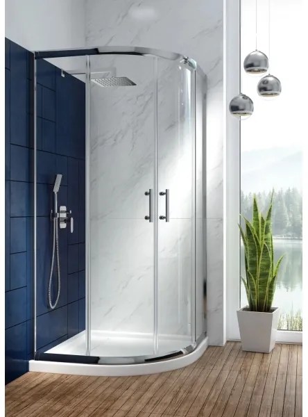 Deante NAC_09LP - Set de duș ALPINIA cu baterie incastrată, crom lucios