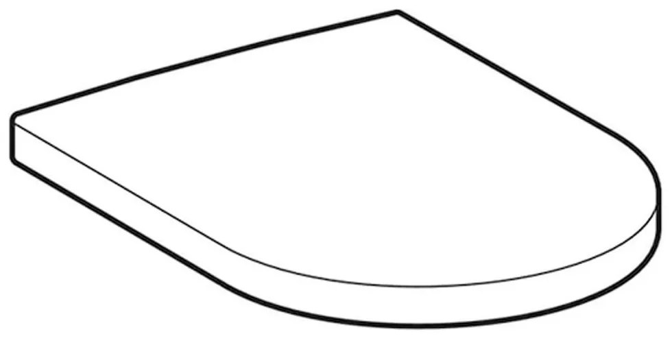 Capac WC cu softclose, alb
