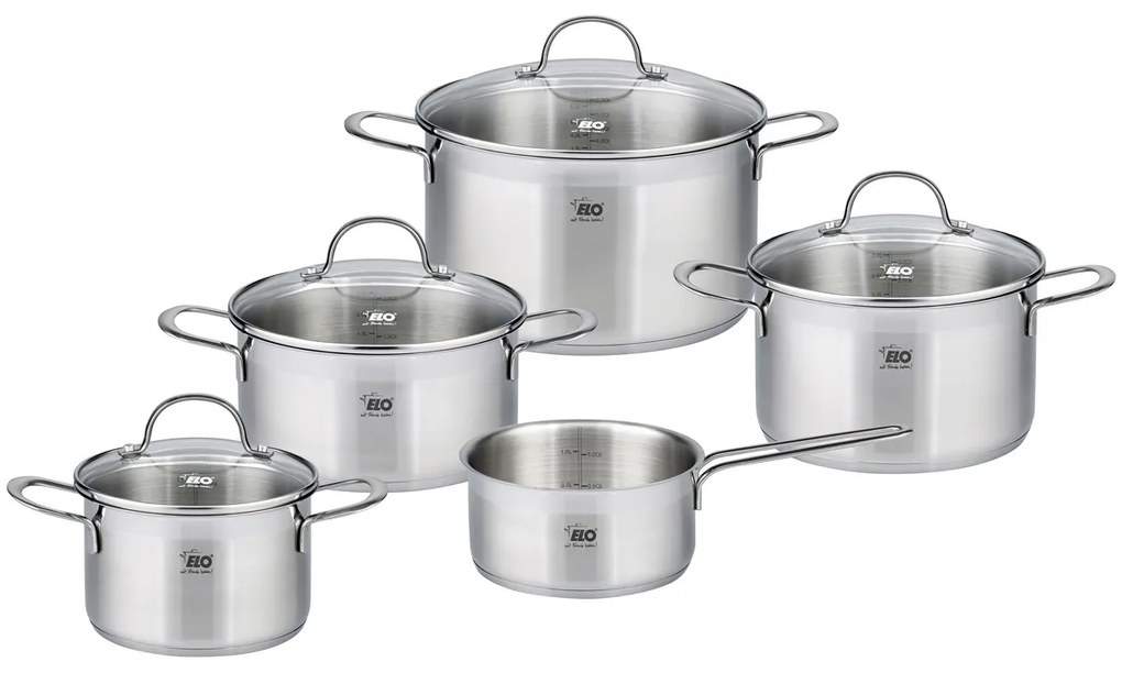 Elo 42505 Set de 5 oale din oțel inoxidabil TopCollection