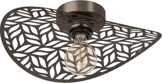 Eglo 44123 - Plafonieră SWABY 1xE27/60W/230V Ø 40 cm, bronz