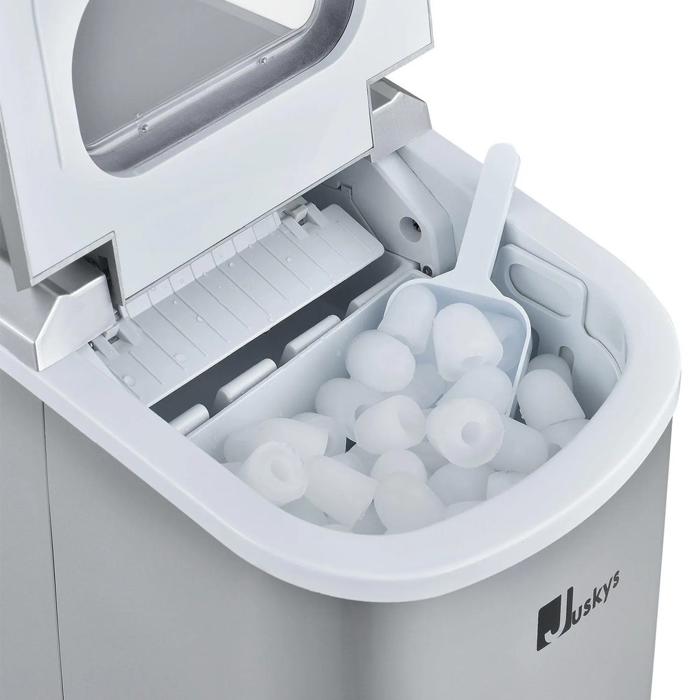 Producător de cuburi de gheață argintiu IcyCube