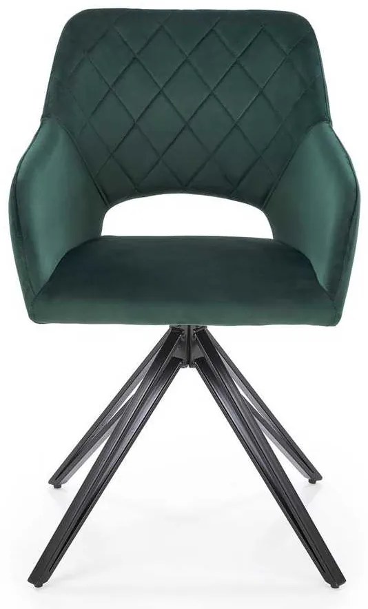 Scaun de bucătărie Eloise, verde închis