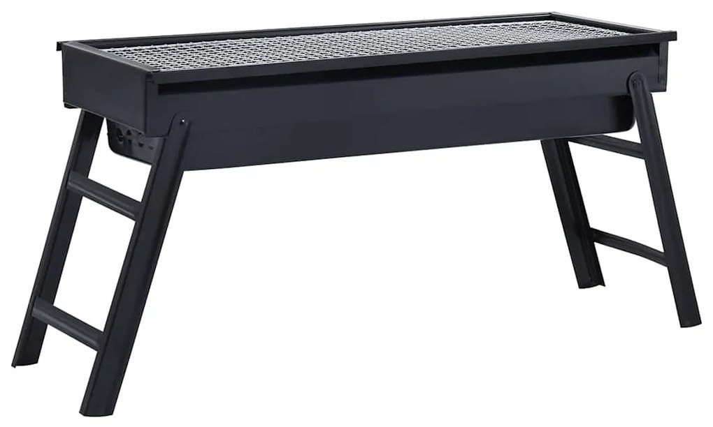 vidaXL Grătar de camping portabil, 60 x 22,5 x 33 cm