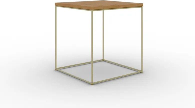 Masuta de cafea, Adina, ADRK Furniture (Culoare: Alb / Stejar artizanal)