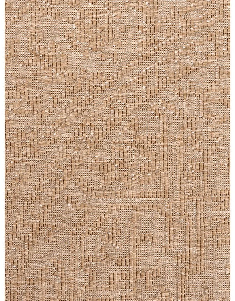 Covor pentru exterior și interior bej/fildeș rotund ø 160 cm Duet Kona – NORTHRUGS