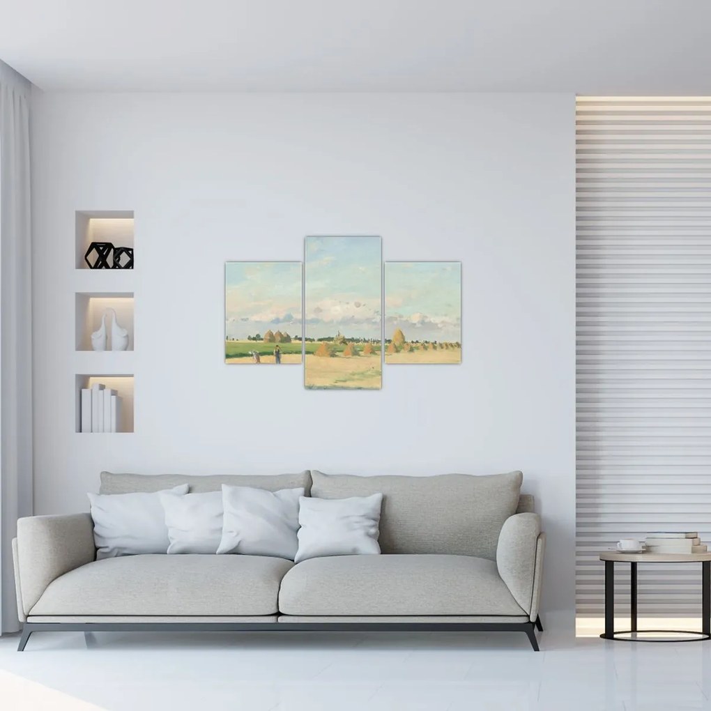 Tablou - Camille Pissarro, Landscape, Ile de France, reproducere (90x60 cm)