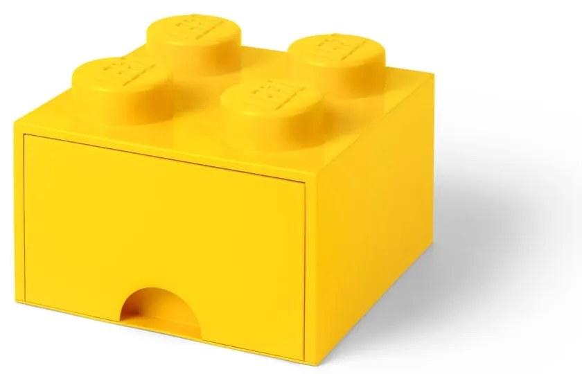 Cutie depozitare cu sertar LEGO®, galben