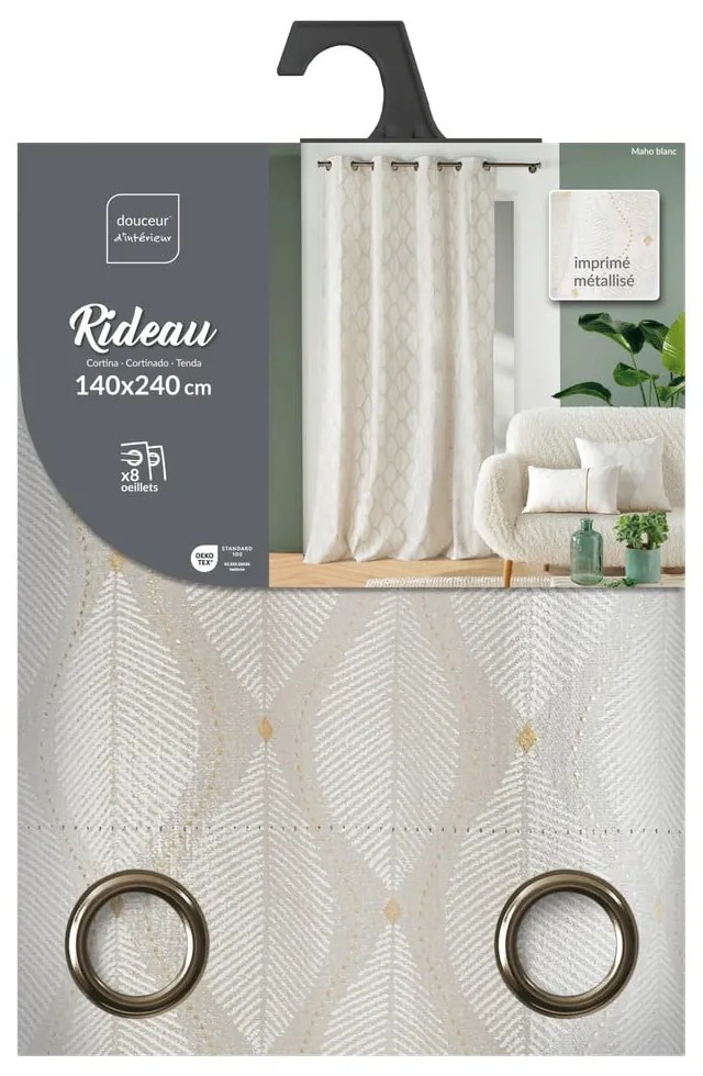 Draperie bej 140x240 cm Maho – douceur d'intérieur