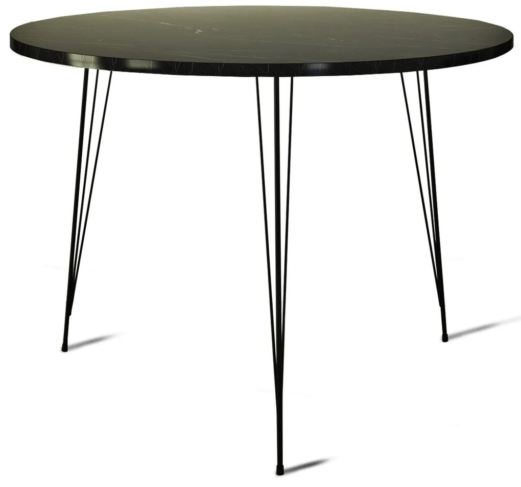Masă sufragerie Sabuna 1 (pentru 4 persoane) (Negru) . 1102550