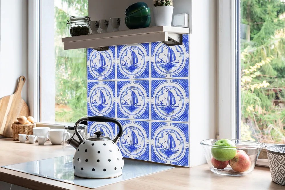 Plăcile de vinil Azulejos barca
