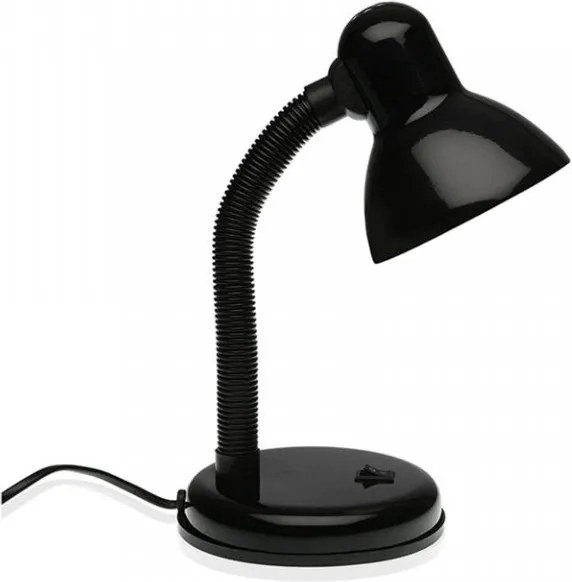 Lampa birou neagra din metal 30 cm Study Lamp Black Versa Home