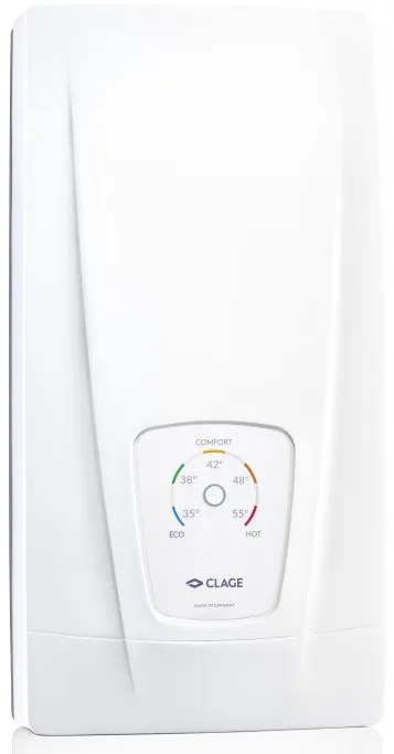 Incalzitor instant de apa, Clage E-comfort DCX Next, 18/21/24/27kW - 400 V, clasa A, 3200-36300