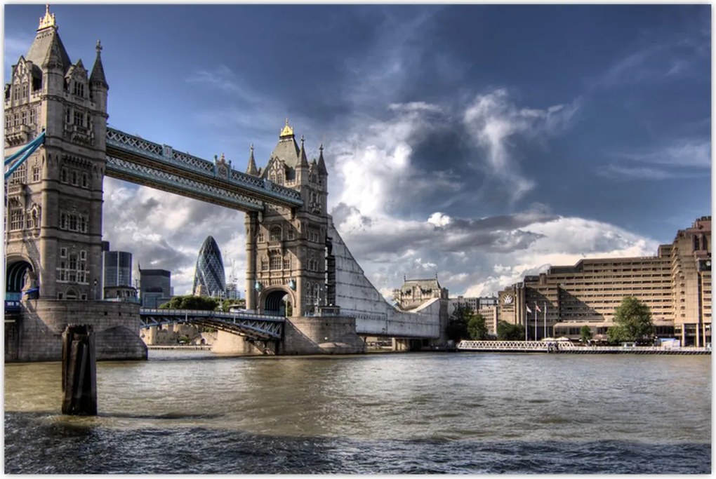 Tablou - Tower Bridge din Londra (90x60 cm)