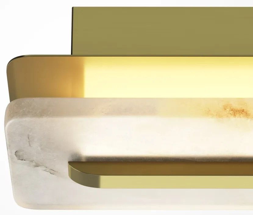 Aplica LED design modern luxuriant Albatre L-80cm